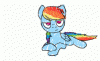 FANMADE_Bored_Rainbow_Dash_by_carororo.gif